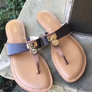 Sandals, MK. Worn twice! Great shoes